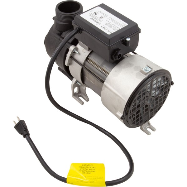 Pump, Bath, BWG Vico WOW, 1.5hp, 115v, w/Air Switch & Cord, OEM : 1074002