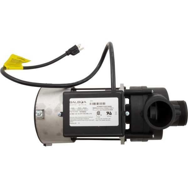 Pump, Bath, BWG Vico WOW, 1.5hp, 115v, w/Air Switch & Cord, OEM : 1074002