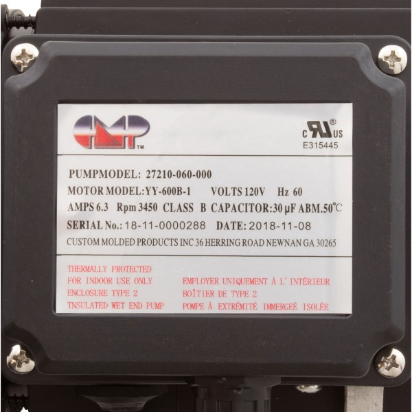 Pump, Bath, CMP Ninja, 115v, 1-1/2"mbt, 6.3A, OEM, AS : 27210-060-900