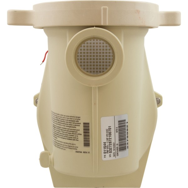 Pump, Pentair WFK-12, 3.0hp, 208-230/460, 3-Phase, Super Duty : 011644