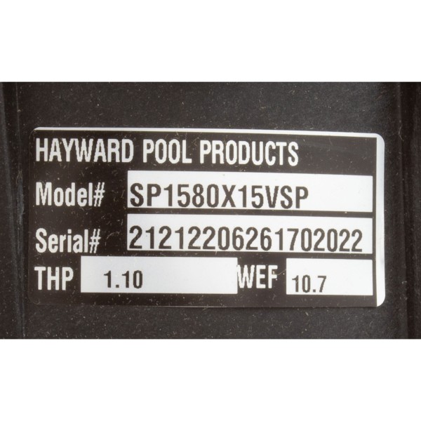 Pump, Hayward PowerFlo VS 300, 1.5hp, 115v, Var-Spd, Expert Line : SP1580X15VSP