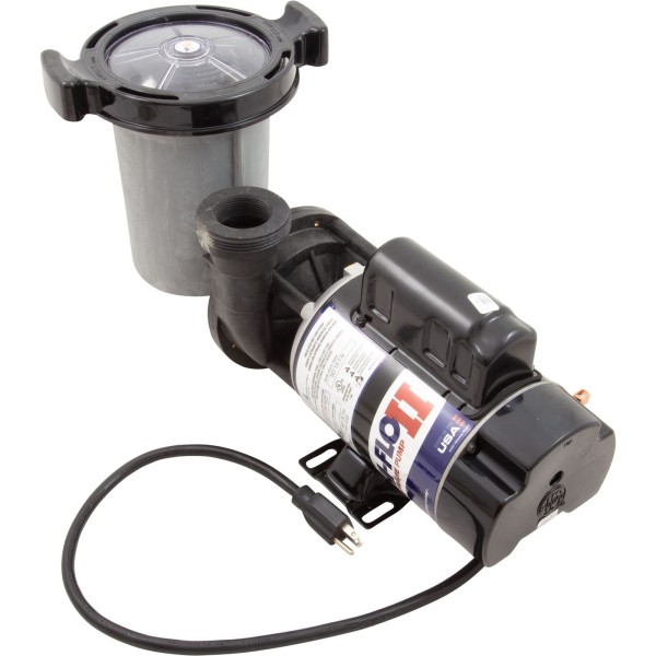 Pump, WW Hi-Flo II, 1.5SPL, 1-Spd, 115v, 6"Trp, 3ft Nema, Vert : SD-10-1-N