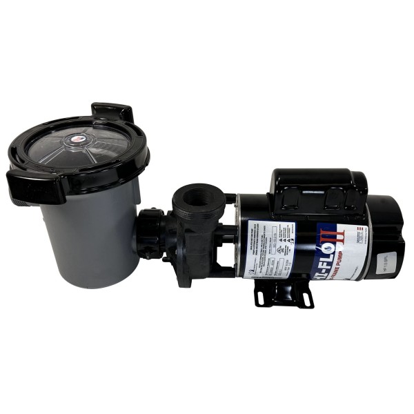 Pump, WW Hi-Flo II, 1.0SPL, 2-Spd, 115v, 6"Trp, ft Nema, Vert : SD-07-2-N