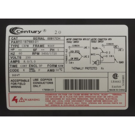 Pump, BWG Dura-Jet, 3.0SPL, 230v, 2-Spd, 56 Frame, Marquis Repl :