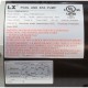 Pump, LX 56WUA, 5.0hp, 230v, 2-Spd, 56Fr, 2.5" x 2.5", SD : 56WUA500-II
