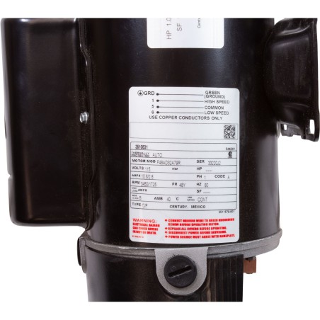 Pump, Aqua Flo XP2, 1.0hp Century, 115v, 2-Speed, 48 Frame, 2" :