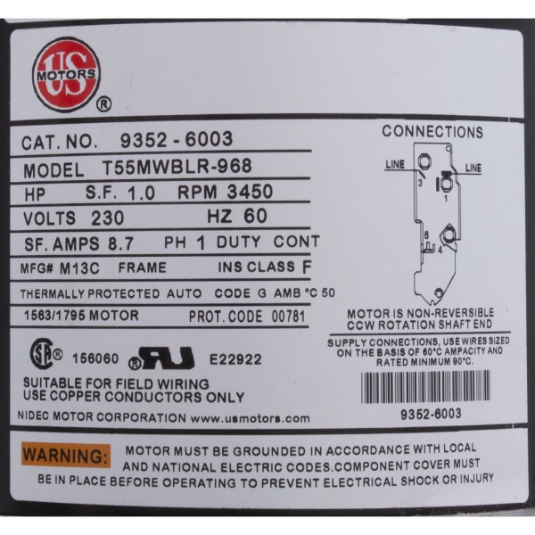 Pump, Aqua Flo FMHP, 2.0hp, 230v, 1-Spd, 48fr, 1-1/2", OEM : 02020000-1010
