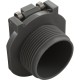 Vac Lock 1 1/2"Mpt - Dark Gray : 600-2209-DKG