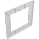 Escutcheon, Pentair Rainbow DSF/Safety Skimmer, White : R172473
