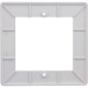 Escutcheon, Pentair Rainbow DSF/Safety Skimmer, White : R172473