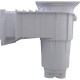 Fiberglass Skimmer (Regular Mouth, Square Lid) White, Solid : 25160-010-001