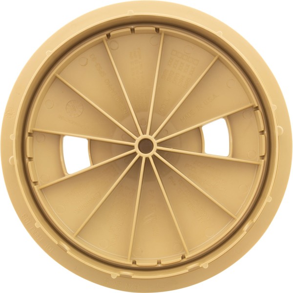 Skimmer Lid, Aquastar, w/Collar, Tan : SKRT108