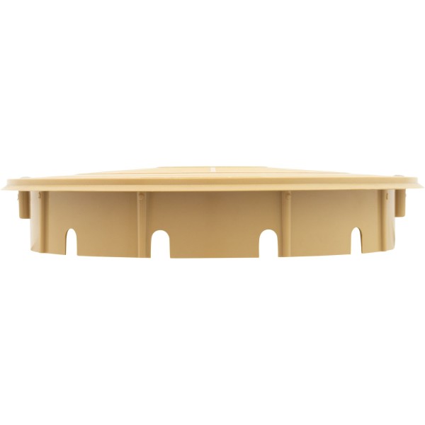 Skimmer Lid, Aquastar, w/Collar, Tan : SKRT108