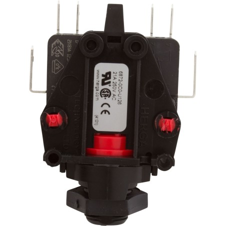 Air Switch, Royal, DPDT, Momentary : 6872-OCO-U126
