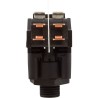 Air Switch, Tecmark, TBS 317, DPDT, 20A, thd, latch : TBS317