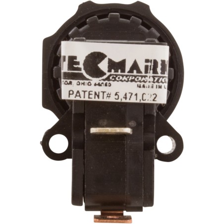 Air Switch, Tecmark, SPNO, 25 Amp, Latching, Center Spout : TBS3207A