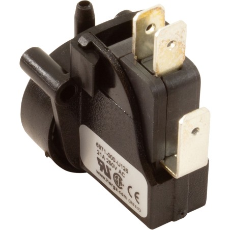 Air Switch, Herga, SPDT, momentary, Side Spout : 6871-OOO-U126