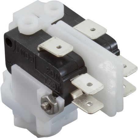 Air Switch, PresAir, DPDT, 9/16" Center Spout, 21A, Momentary : TVM211B