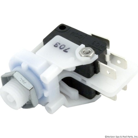 Air Switch, Presair, Tinytrol, DPDT, mom, threadedCtr Spout : TVM211A