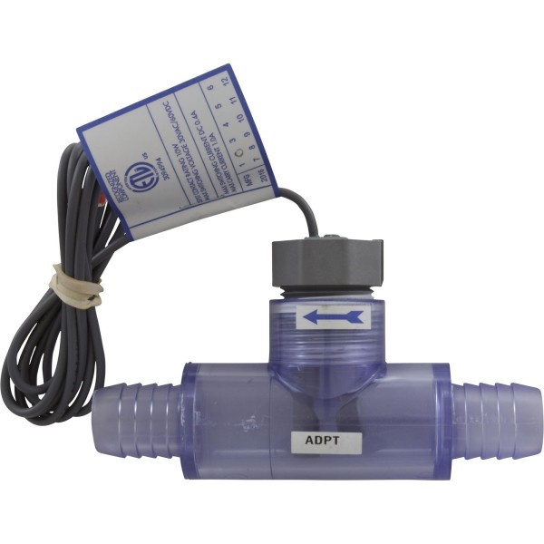 Flow Switch, Hydro-Quip, 3/4" Barb Tee, 1A, 30v : 34-0221-K