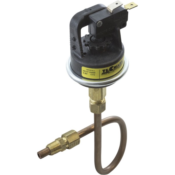 Pressure Switch, Raypak 53A, with Tubing : 003651F