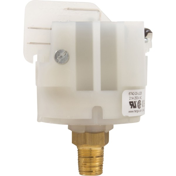 Pressure Switch, Herga, 21Amp, 1-5psi, 1/8"mpt, DPDT : 6742-20-U226
