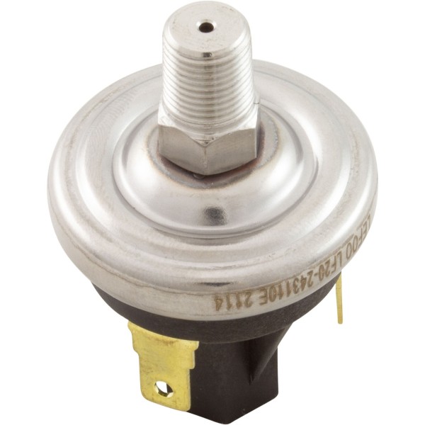 Pressure Switch, Gecko, 1A, 1/8"mpt, SPNO, 2.0psi, Metal : 510AD0249