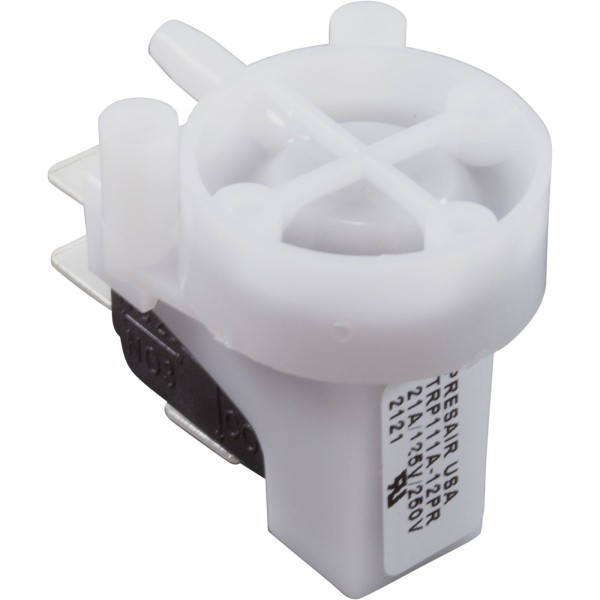 Pressure Switch, Tinytrol, SPDT, 21A Radial Mt, Sd Spout, 12psi : TRP111A-12PR
