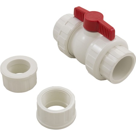 2" Pvc Tu Compact Valve  S/T Epdm Tpv White : QTA1020CSEW