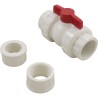 2" Pvc Tu Compact Valve  S/T Epdm Tpv White : QTA1020CSEW