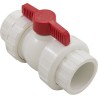 2" Pvc Tu Compact Valve  S/T Epdm Tpv White : QTA1020CSEW