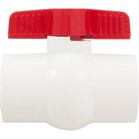 1 1/2" Pvc Compact Ball Vlvsoc Epdm Tpv White : QVC1015SSEW