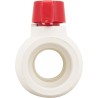 1 1/2" Pvc Compact Ball Vlvsoc Epdm Tpv White : QVC1015SSEW