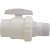 Ball Valve, Hayward Trim Line 2-Way, 1.5" MPT x 1.5" Slip : SP0723S