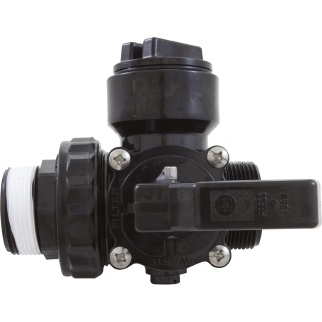 Ball Valve, Hayward Deluxe 3-Way, 1-1/2"mpt : SP0727