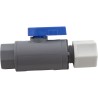 Ball Valve, SMC Series 638, 1/4"fpt x 3/8" Tube : 22193