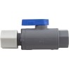 Ball Valve, SMC Series 638, 1/4"fpt x 3/8" Tube : 22193