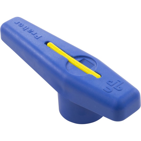 Handle, Praher PVC Single Union Ball Valves, 1-1/2", Blue : SU-150-1B