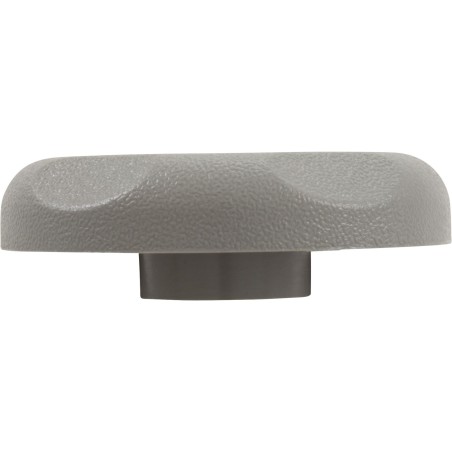 Cap - 1" T/A Diverter Text. 5Sclp. - Gray : 602-4437