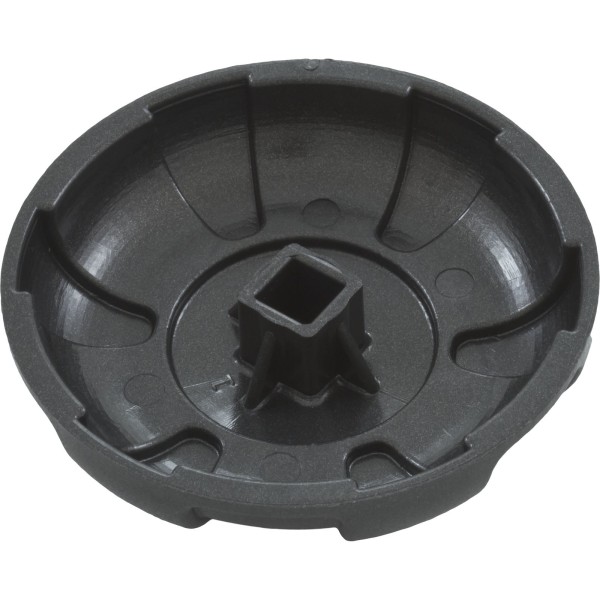 Knob, Waterway, 6 Spoke, Dark Gray : 602-4549-dsg