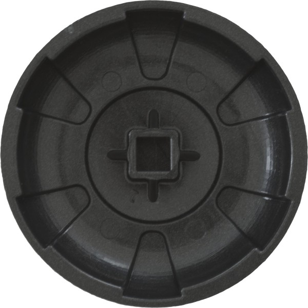 Knob, Waterway, 6 Spoke, Dark Gray : 602-4549-dsg