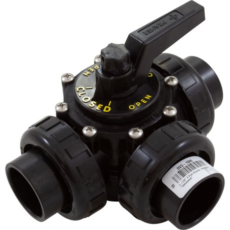 1-1/2" 3 Port Perma-Sealvalve "Unionized" : OV3-1500U