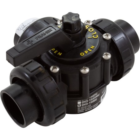 1-1/2" 3 Port Perma-Sealvalve "Unionized" : OV3-1500U