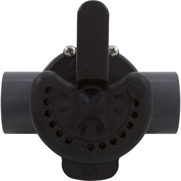 Diverter Valve, Pentair, 2" Spigot x 1-1/2" Slip, 2 Way : 263038