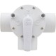Diverter Valve, Olympic, 1-1/2"fpt, 3-Way, White : AFT100T
