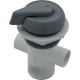 Diverter Valve, Hydro-Air/BWG Hydroflow, 1/2"s, 2 Port, Gray : 11-4040GRY