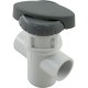Diverter Valve, Hydro-Air/BWG Hydroflow, 3/4"s, 2 Port, Gray : 11-4030GRY