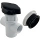 Diverter Valve, Hydro-Air/BWG Hydroflow, 3/4"s, 2 Port, Blk : 11-4030BLK