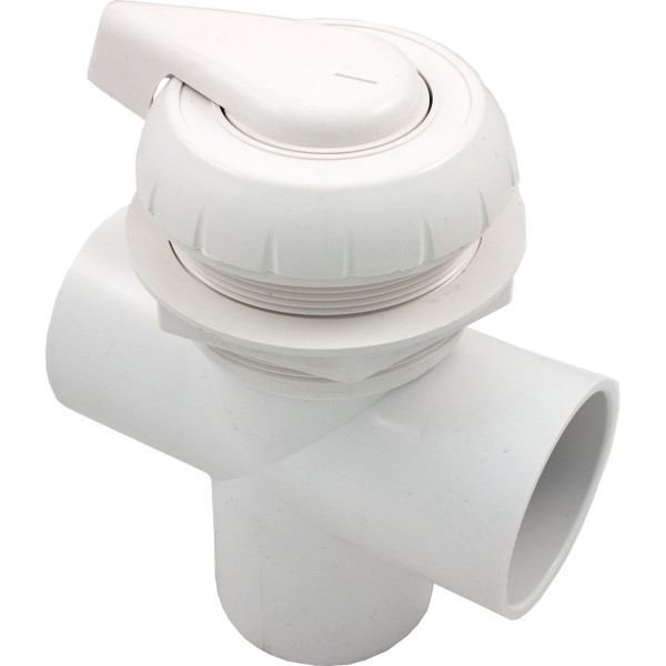 Diverter Valve, Hydro-Air/BWG Hydroflow, 2"s, 2 Port, White : 11-4000WHT