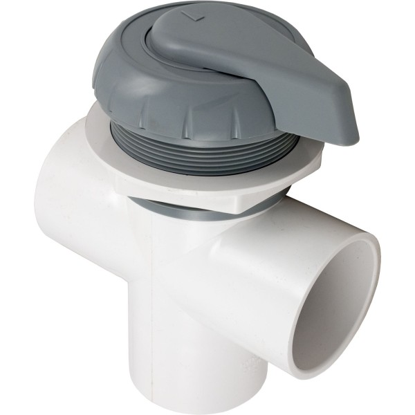 Diverter Valve, Hydro-Air/BWG Hydroflow, 2"s, 2 Port, Gray : 11-4000GRY